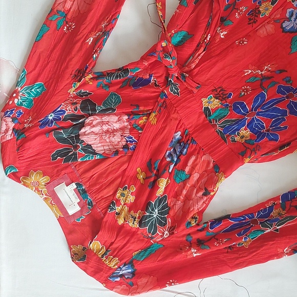 Anthropologie wrap midi dress - Picture 6 of 16